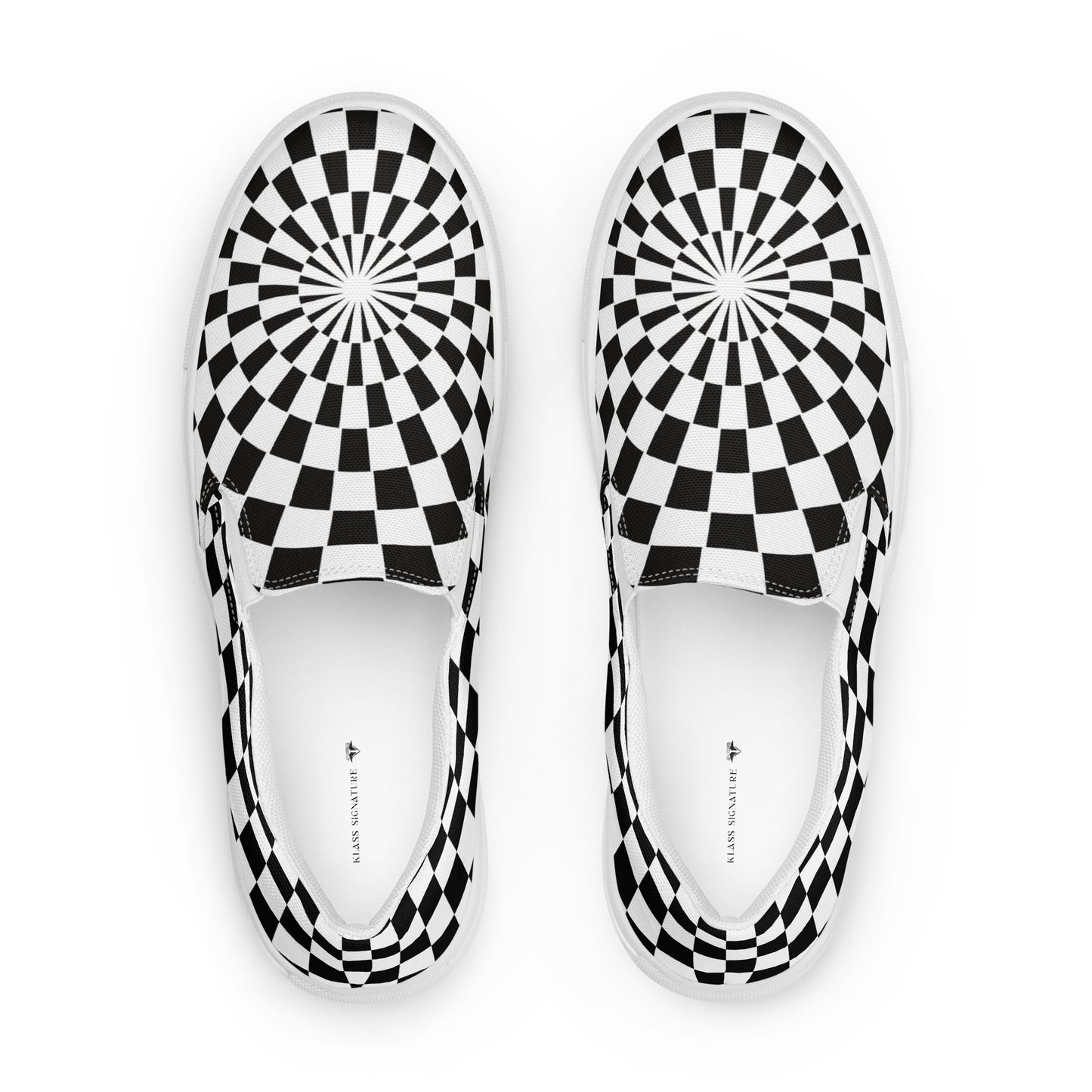 Tennis en toile sans lacets homme