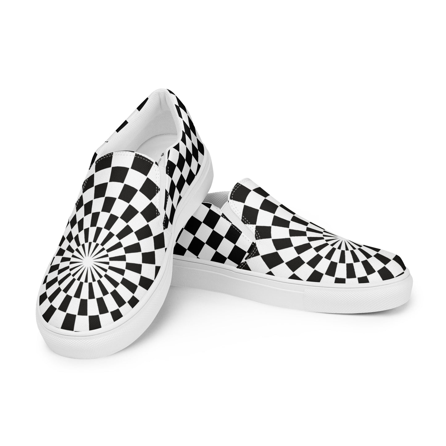 Tennis en toile sans lacets homme