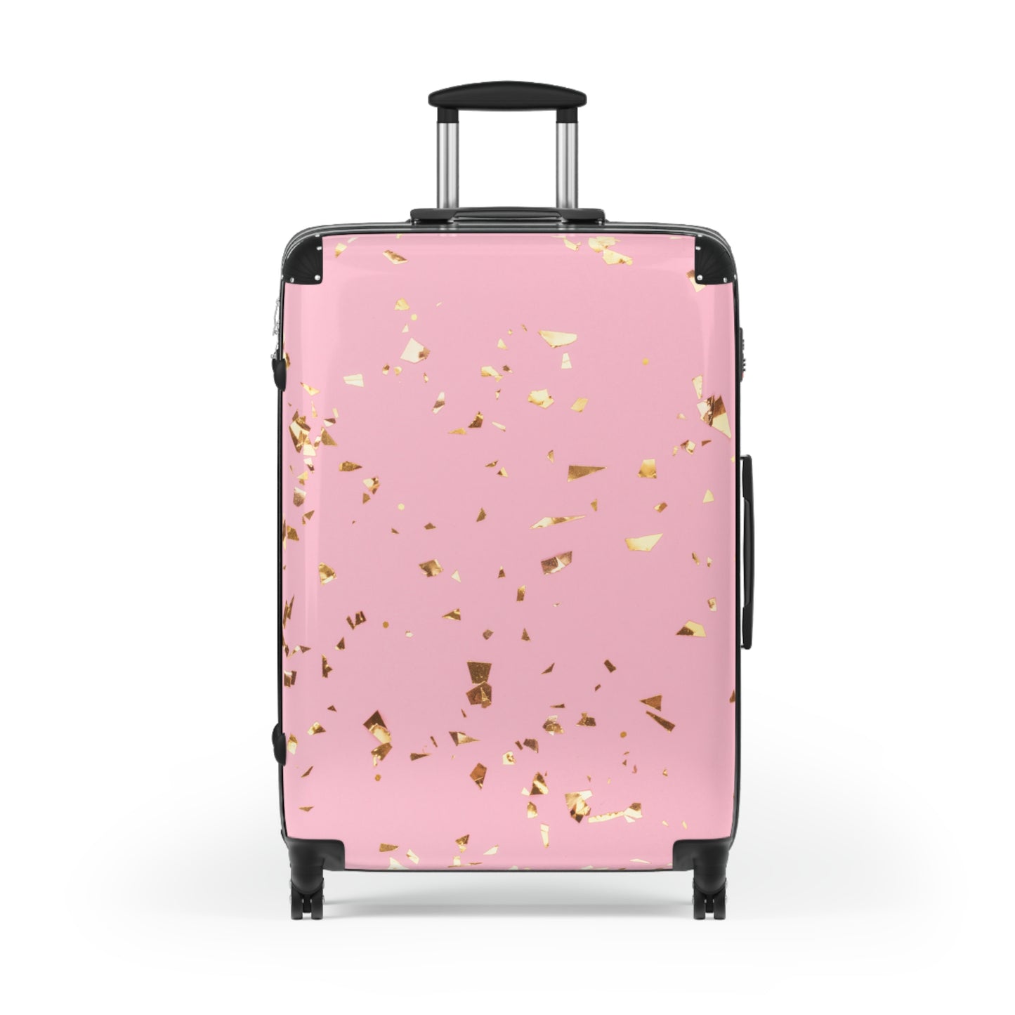 Valise rose confitti