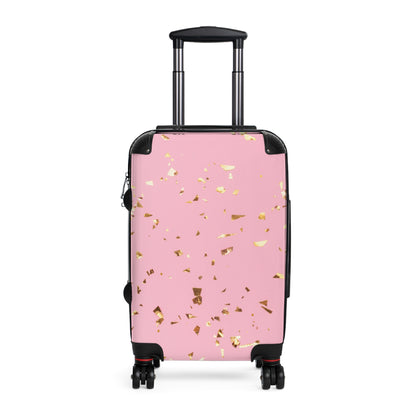Valise rose confitti