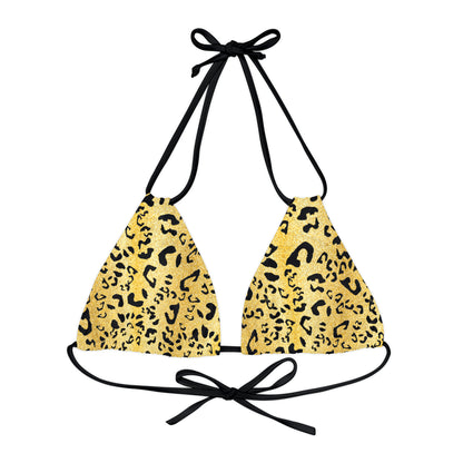 Haut de Bikini - Léopard or