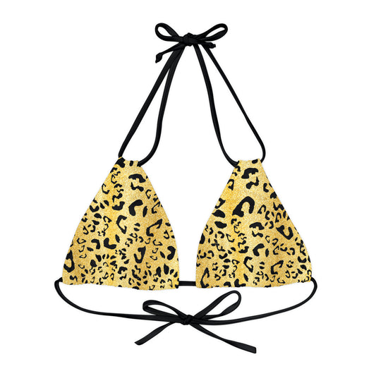 Haut de Bikini - Léopard or