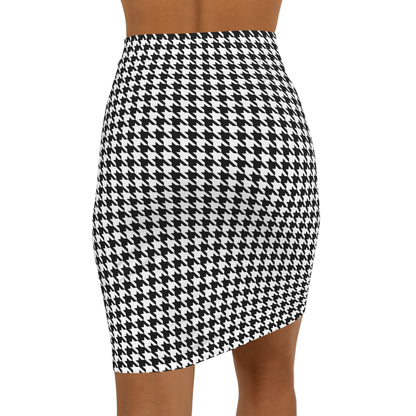 Jupe blanche et noir à motif pour femmes - KLASS