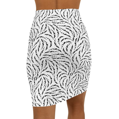 Jupe blanche avec motif noir pour femmes - KLASS