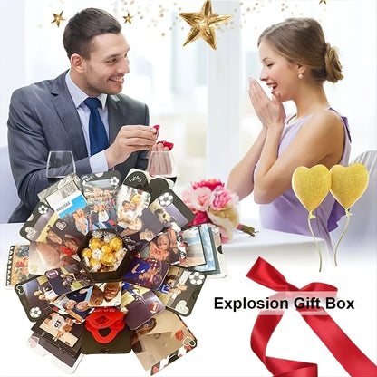 Ensemble de boîte-cadeau explosion