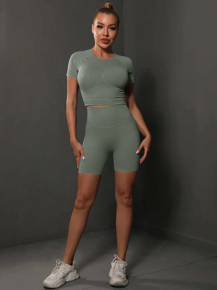 Ensemble de yoga sans couture