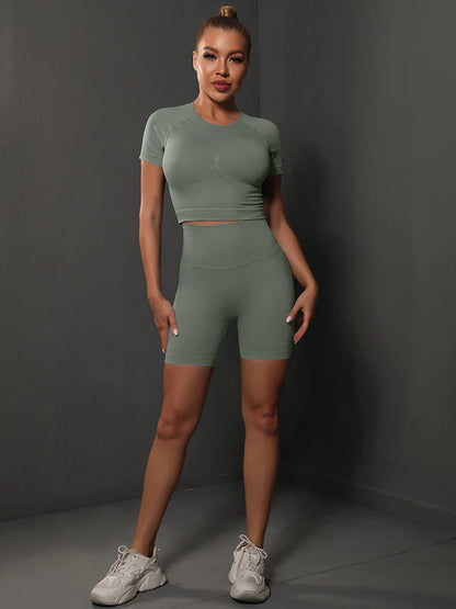 Ensemble de yoga sans couture