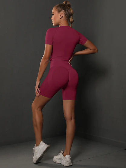 Ensemble de yoga sans couture