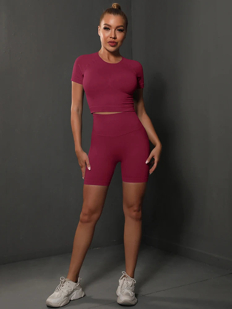 Ensemble de yoga sans couture