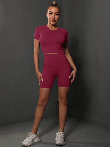 Ensemble de yoga sans couture