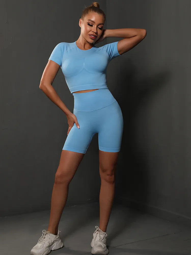 Ensemble de yoga sans couture