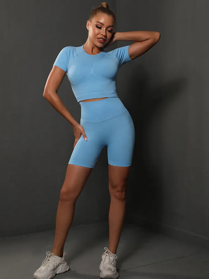 Ensemble de yoga sans couture