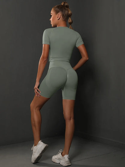 Ensemble de yoga sans couture