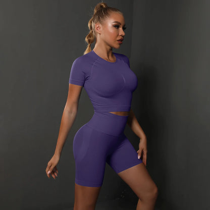 Ensemble de yoga sans couture